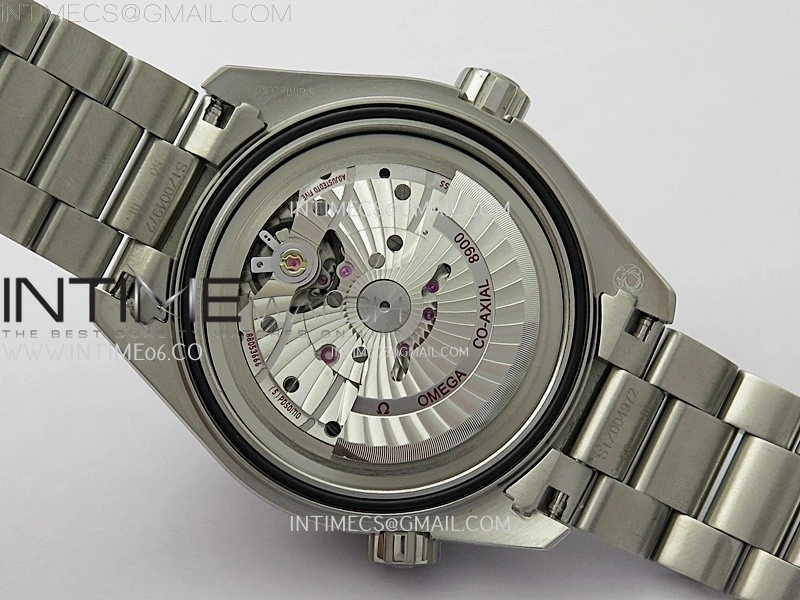 Planet Ocean 43.5mm Black Ceramic Bezel SS SCF 1:1 Best Edition Black Dial on SS Bracelet A8900